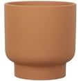 Mainstays 8-Inch Petra Terra Round Planter, Lightweight Terracotta-Style Pot for Indoor and Outdoor Use
