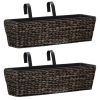 Planters 2 pcs Water Hyacinth Brown