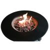 24'' H x 32'' W Fiber Reinforced Concrete Outdoor Fire Pit Table