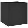 Planter Box Black 15.7"x15.7"x15.7" Engineered Wood